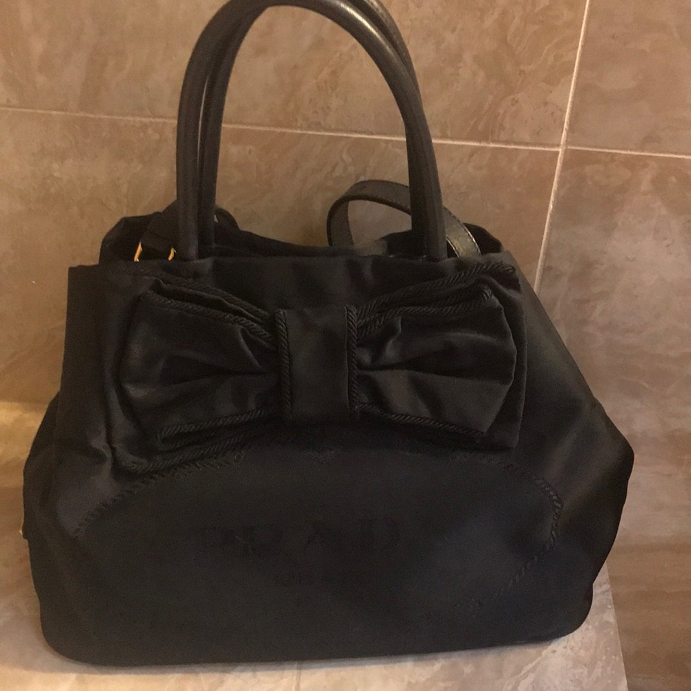 Prada tote bag with shoulder strap